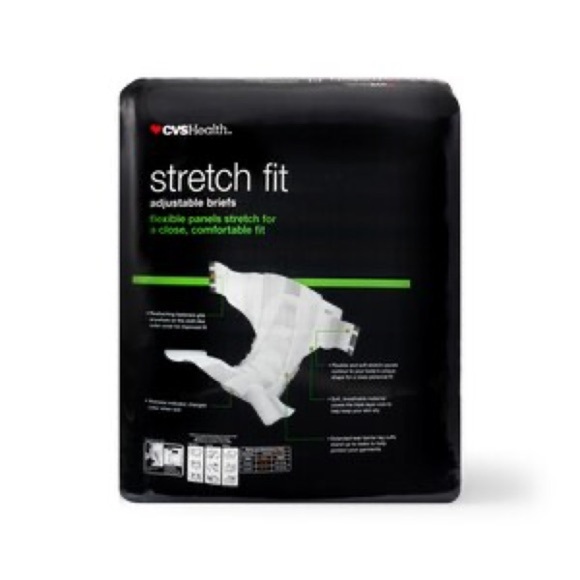 CVS Health Stretch Fit Adjustable Briefs Maximum Absorbency - Picture 2 of 5